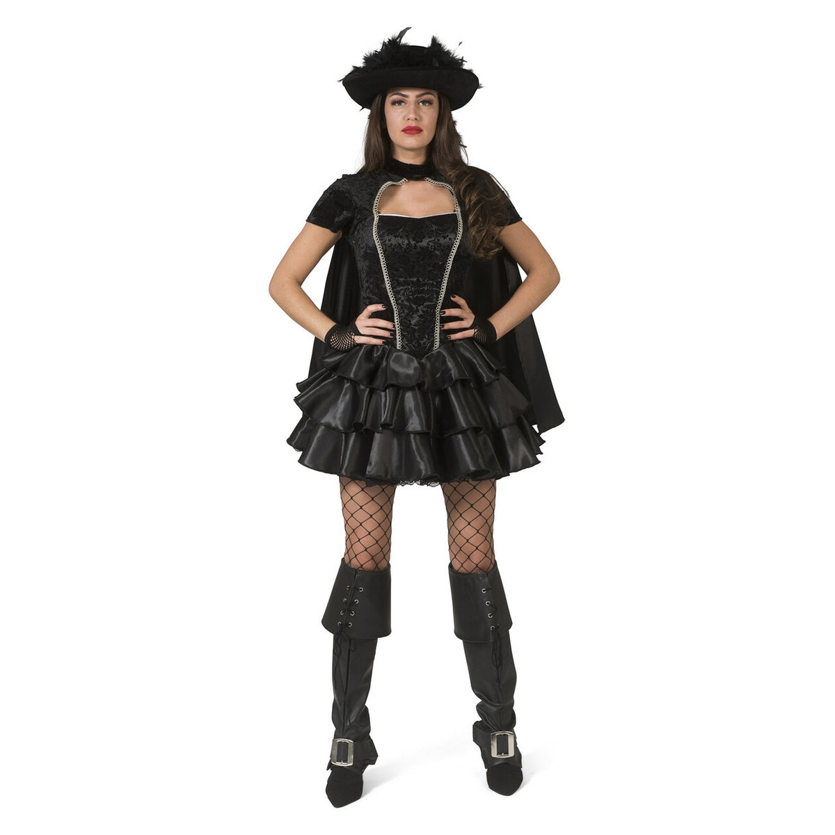 Op deze afbeelding zie je een Kostuums, van het merk Funny Fashion. Senora Sarita Mexicaanse Heldin Vrouw Kostuum