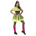Jaren 80 Kiss The Girl Disco Dancer Vrouw Kostuum