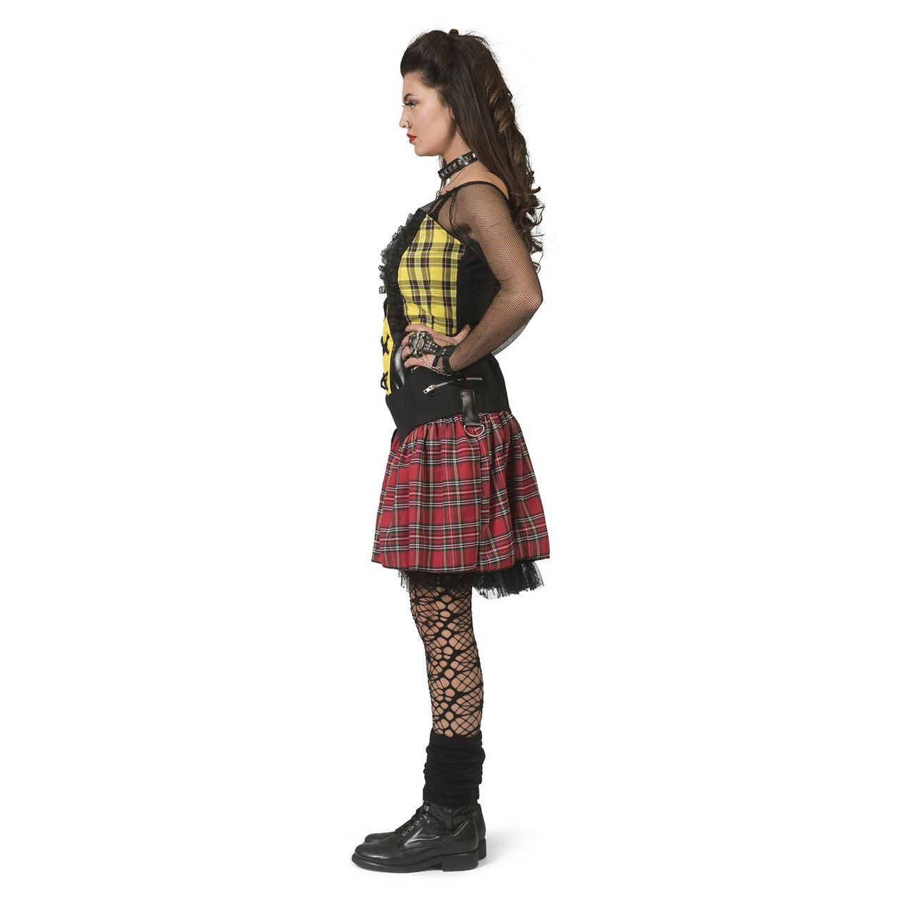 Op deze afbeelding zie je een Kostuums, van het merk Funny Fashion. Luidruchtige Punk Nancy Vrouw Kostuum