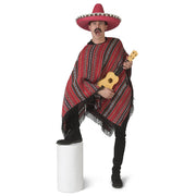 Op deze afbeelding zie je een Kostuums, van het merk Funny Fashion. Poncho Mexicaanse Bandiet Pedro Pistola Man Kostuum