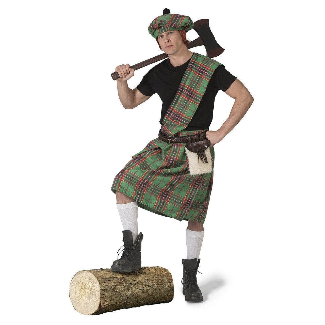 Op deze afbeelding zie je een Kostuums, van het merk Funny Fashion. Wereldkampioen Highlander Games Schotland Man Kostuum