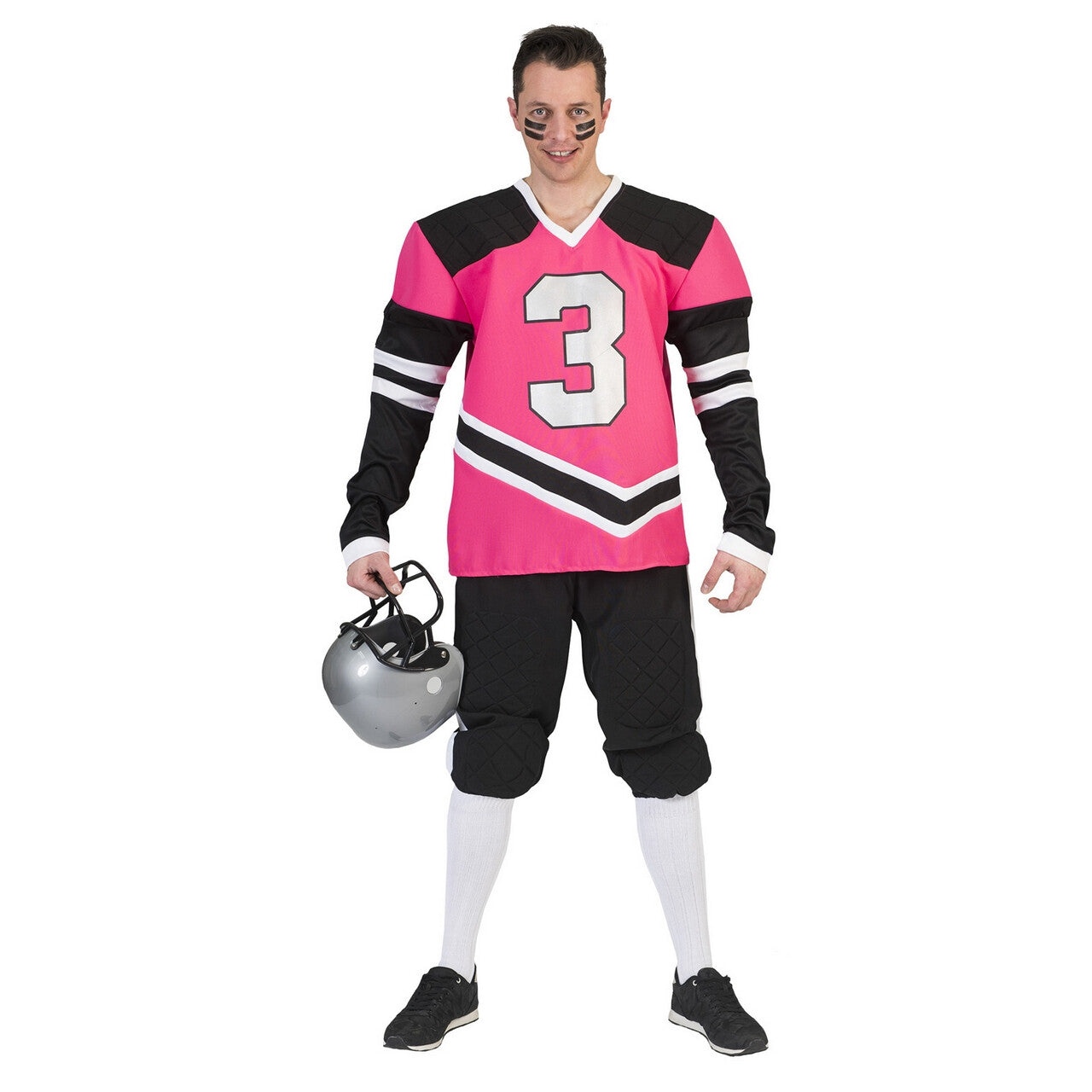 Op deze afbeelding zie je een Kostuums, van het merk Funny Fashion. Montana Quarterback American Football USA Man Kostuum