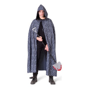 Op deze afbeelding zie je een Kostuums, van het merk Funny Fashion. Grijze Doodskoppen Van De Graver Cape