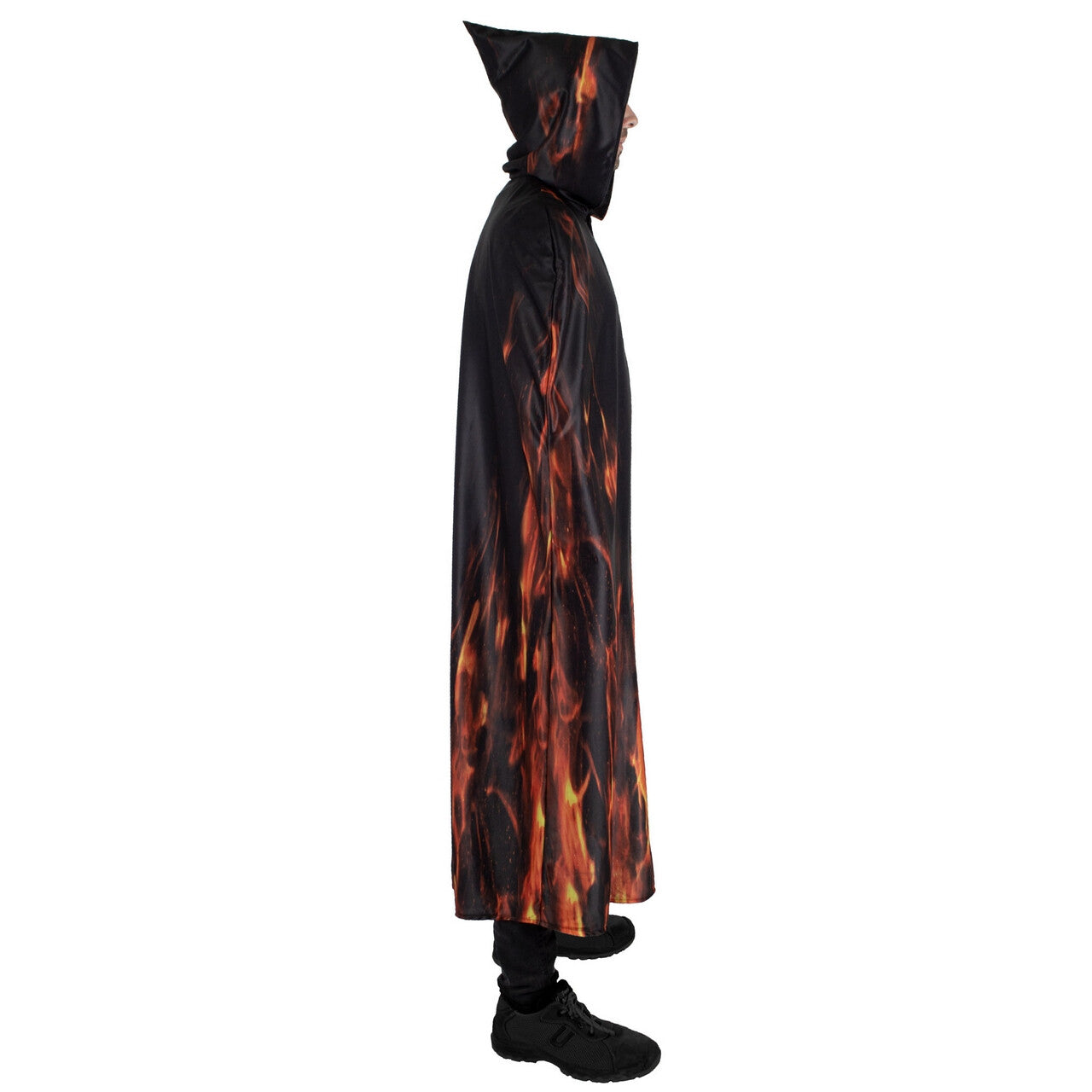 Op deze afbeelding zie je een Kostuums, van het merk Funny Fashion. Hellige Vuurcape Man