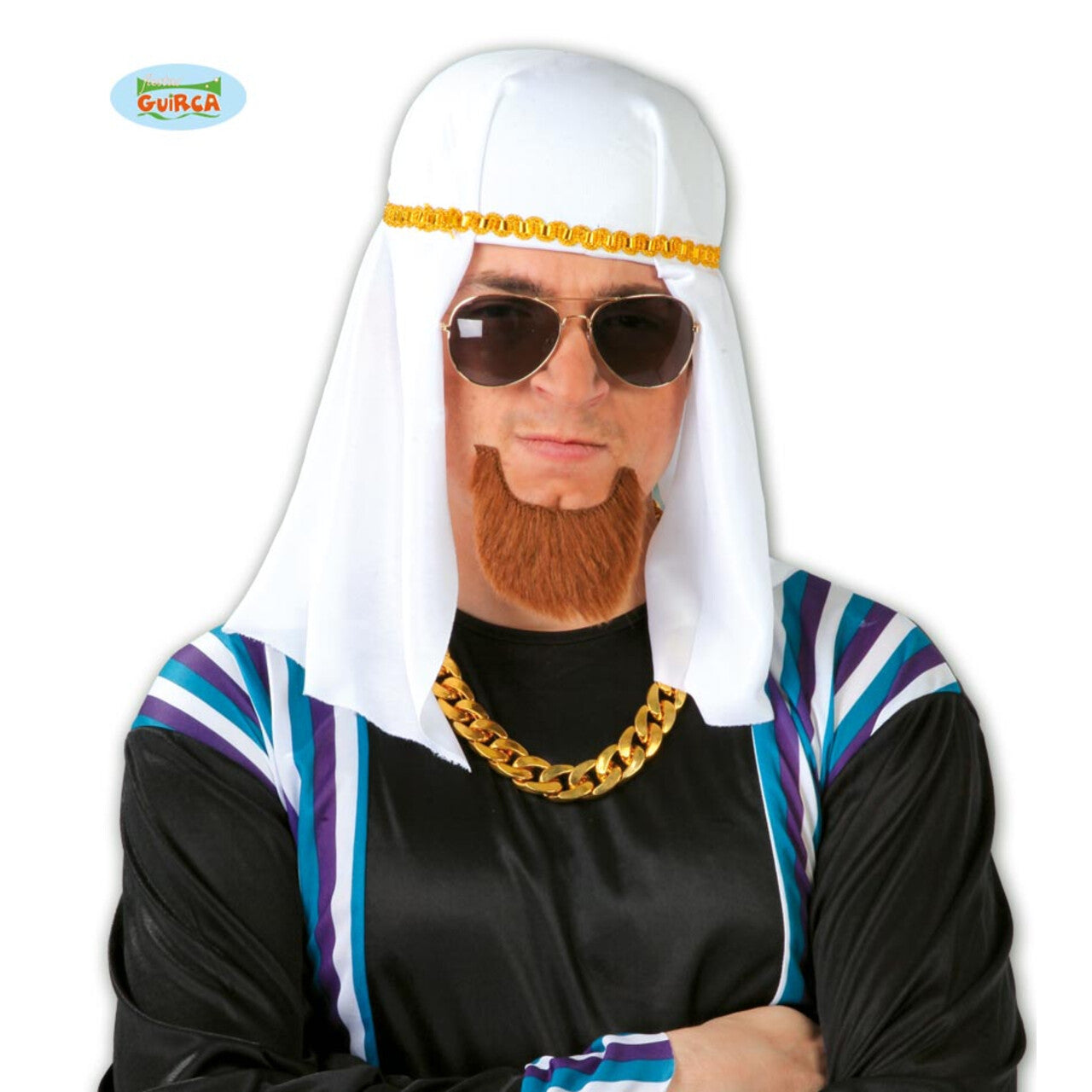 Op deze afbeelding zie je een Accessoires, van het merk Guirca. Hoofddoek Arabische Prins Abdullah
