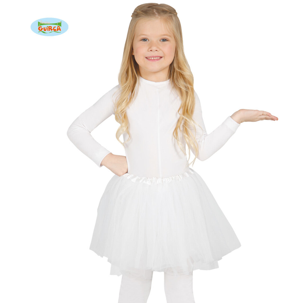 Op deze afbeelding zie je een Accessoires, van het merk Guirca. Witte Ballet Tutu Dansvoorstelling