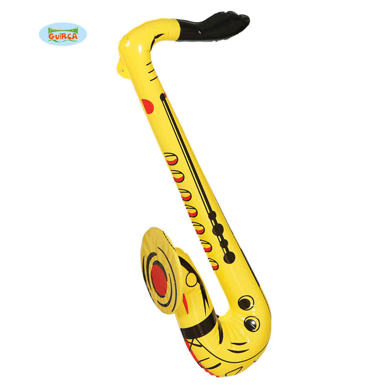 Op deze afbeelding zie je een Accessoires, van het merk Guirca. Opblaasbare Saxofoon Clinton 70 Centimeter