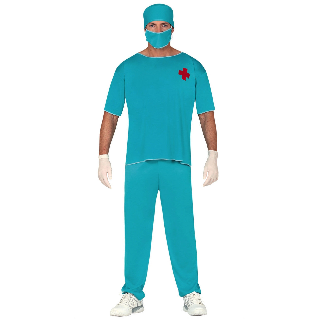 Op deze afbeelding zie je een Kostuums, van het merk Guirca. Chirurg Snijgraag Man Kostuum