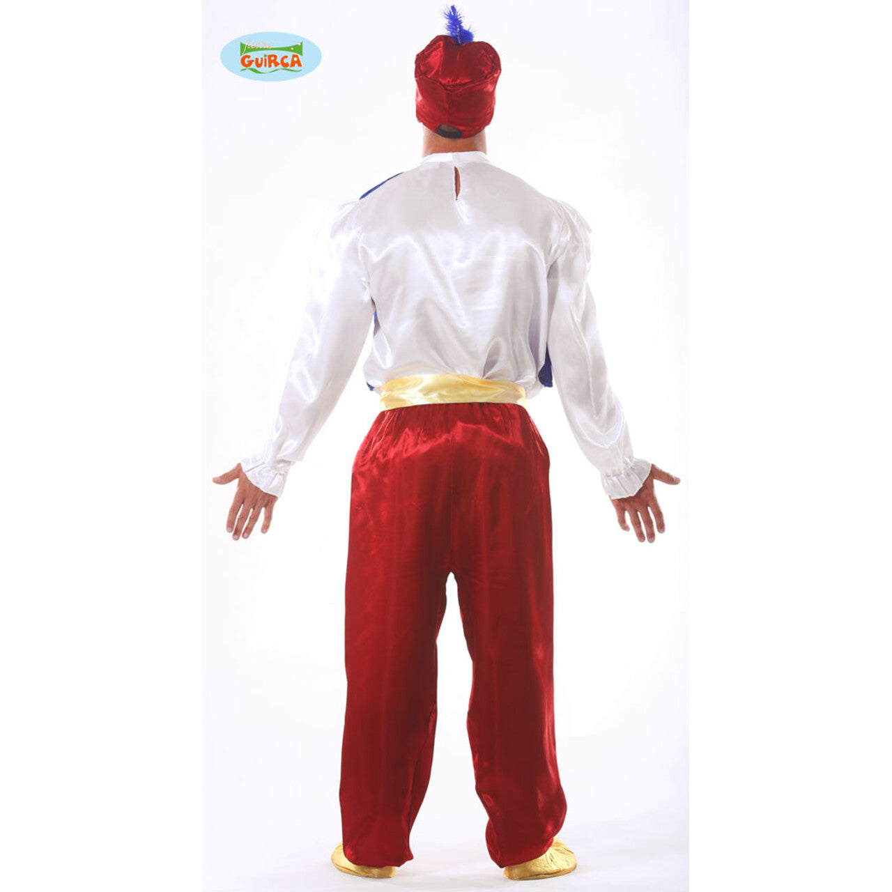 Op deze afbeelding zie je een Kostuums, van het merk Guirca. Geest Uit De Wonderlamp Aladdin Man Kostuum