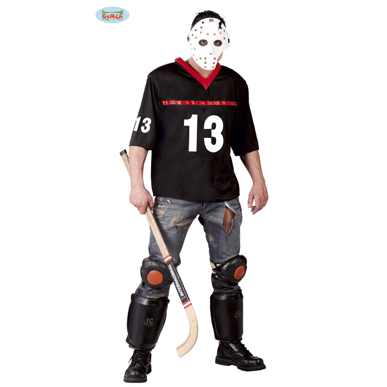 Op deze afbeelding zie je een Kostuums, van het merk Guirca. Over Mijn Lijk IJshockey Man Kostuum