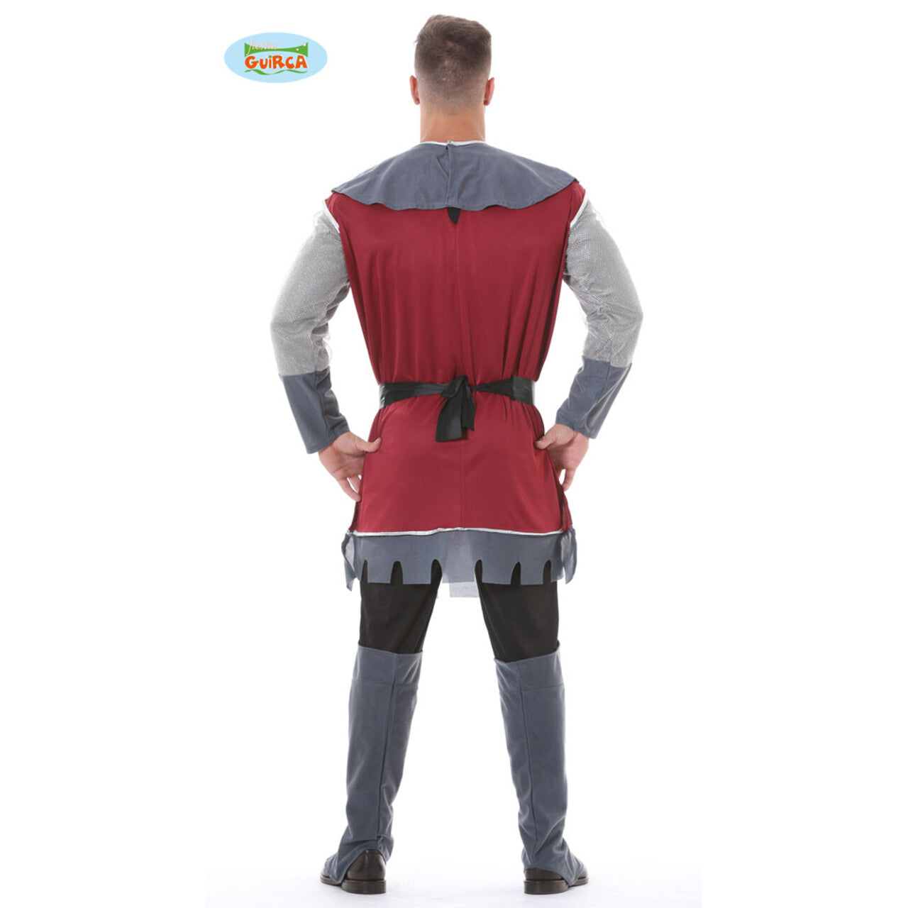 Op deze afbeelding zie je een Kostuums, van het merk Guirca. Kruistocht Ridder Rood Man Kostuum