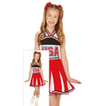 Enthousiaste Cheerleader Meisje Kostuum