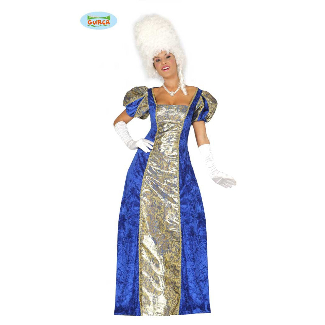 Op deze afbeelding zie je een Kostuums, van het merk Guirca. Chique Markiezin Renaissance Vrouw Kostuum