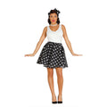 Jaren 50 Pin Up Filmster Zwart Rok Vrouw