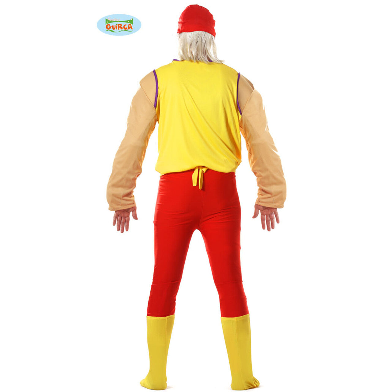 Op deze afbeelding zie je een Kostuums, van het merk Guirca. Wwe Wrestling Hulk Hogan Man Kostuum