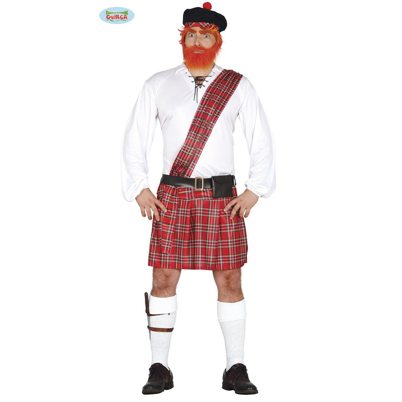 Op deze afbeelding zie je een Kostuums, van het merk Guirca. Ruig Schots Loch Lomond Man Kostuum