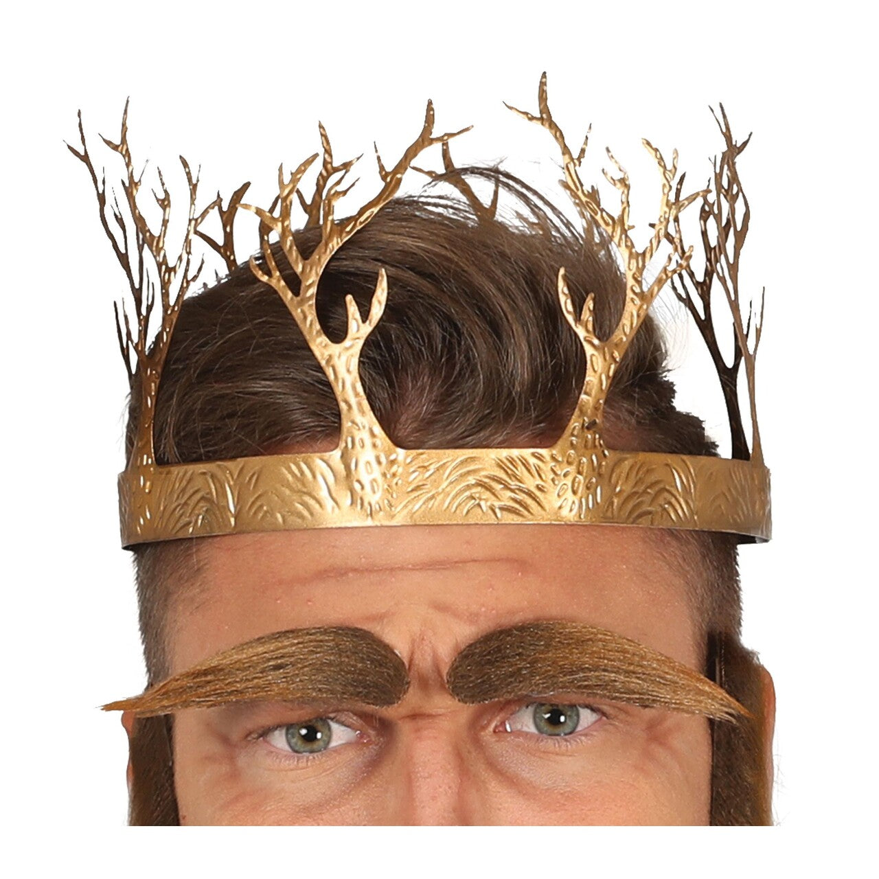 Op deze afbeelding zie je een Accessoires, van het merk Guirca. Middeleeuwse Metalen Koningskroon