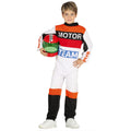 Grand Prix Motorcoureur Jongen Kostuum