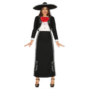 Op deze afbeelding zie je een Kostuums, van het merk Guirca. Maria Mariachi Vrouw Kostuum