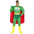 Marihuana Superheld Man Kostuum
