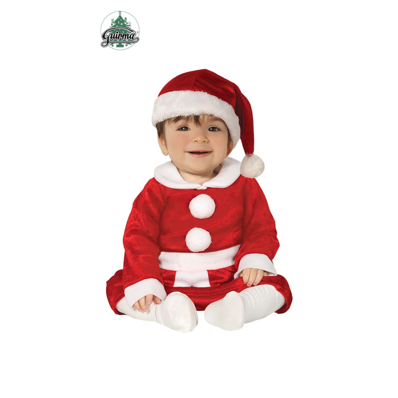 Op deze afbeelding zie je een Kostuums, van het merk Guirma. Grappige Kerstbaby Kind Kostuum