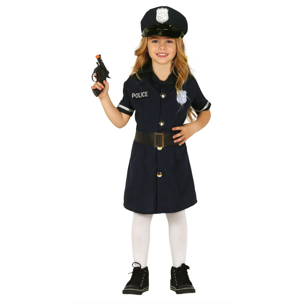 Op deze afbeelding zie je een Kostuums, van het merk Guirca. Stoere Agente Foute Buurt Meisje Kostuum