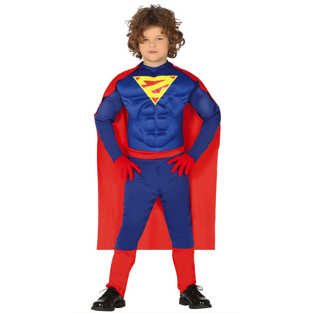 Op deze afbeelding zie je een Kostuums, van het merk Guirca. Bijna Te Gespierde Superheld Jongen Kostuum