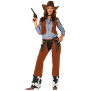 Op deze afbeelding zie je een Kostuums, van het merk Guirca. Rodeo Kampioene Cowgirl Vrouw Kostuum