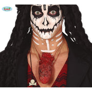 Op deze afbeelding zie je een Accessoires, van het merk Guirca. Ketting Uitgerukt Hart Azteken Halloween