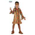 Fraaie Franje Hippie Jaren 60 Meisje Kostuum