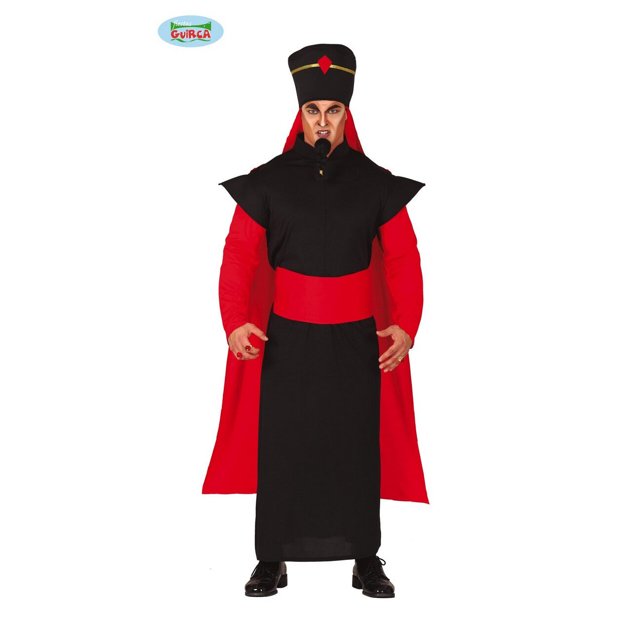Op deze afbeelding zie je een Kostuums, van het merk Guirca. Aziatische Despoot Dzjengis Khan Man Kostuum
