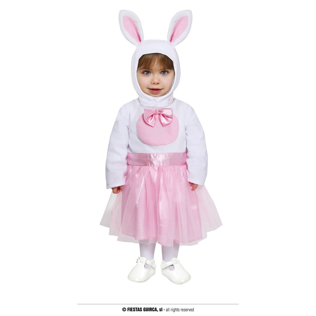 Op deze afbeelding zie je een Kostuums, van het merk Guirca. Schattig Roze Konijntje Meisje Kostuum