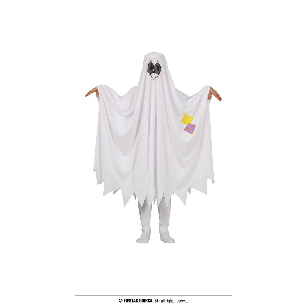Op deze afbeelding zie je een Kostuums, van het merk Guirca. Lief Schattig Spookje Kind Kostuum