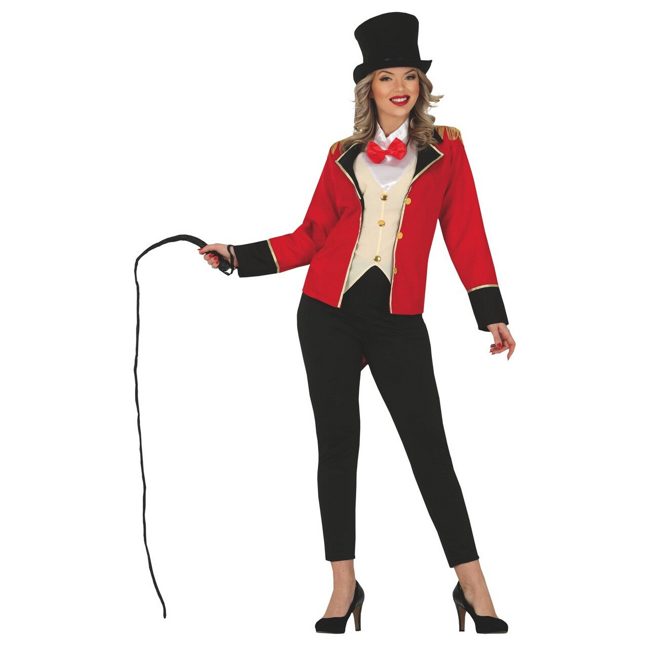 Op deze afbeelding zie je een Kostuums, van het merk Guirca. Dompteur Van Het Blije Dieren Circus Vrouw Kostuum