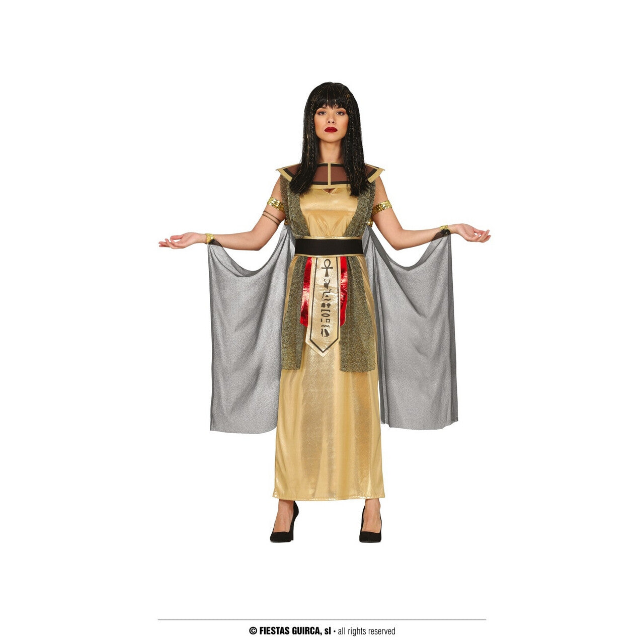Op deze afbeelding zie je een Kostuums, van het merk Guirca. Schoonheid Van Egypte Cleopatra Vrouw Kostuum