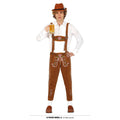 Bruine Lederhosen Drinken In Stijl Man