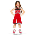 USA Cheerleader High School Teach Meisje Kostuum