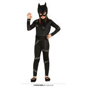 Op deze afbeelding zie je een Kostuums, van het merk Guirca. Nagelvaste Catgirl Superheld Zwart Meisje Kostuum