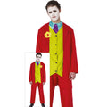 Niet Zo Serieuze Gangster Joker Rood Jongen Kostuum