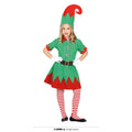 Santa Elf Inpakhulp Meisje Kostuum