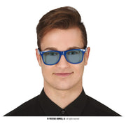 Op deze afbeelding zie je een Accessoires, van het merk Guirca. Hippie Festival Disco Blauw Zonnebril