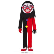 Op deze afbeelding zie je een Kostuums, van het merk Guirca. Enge Rood Zwarte Lach Clown Kind Kostuum
