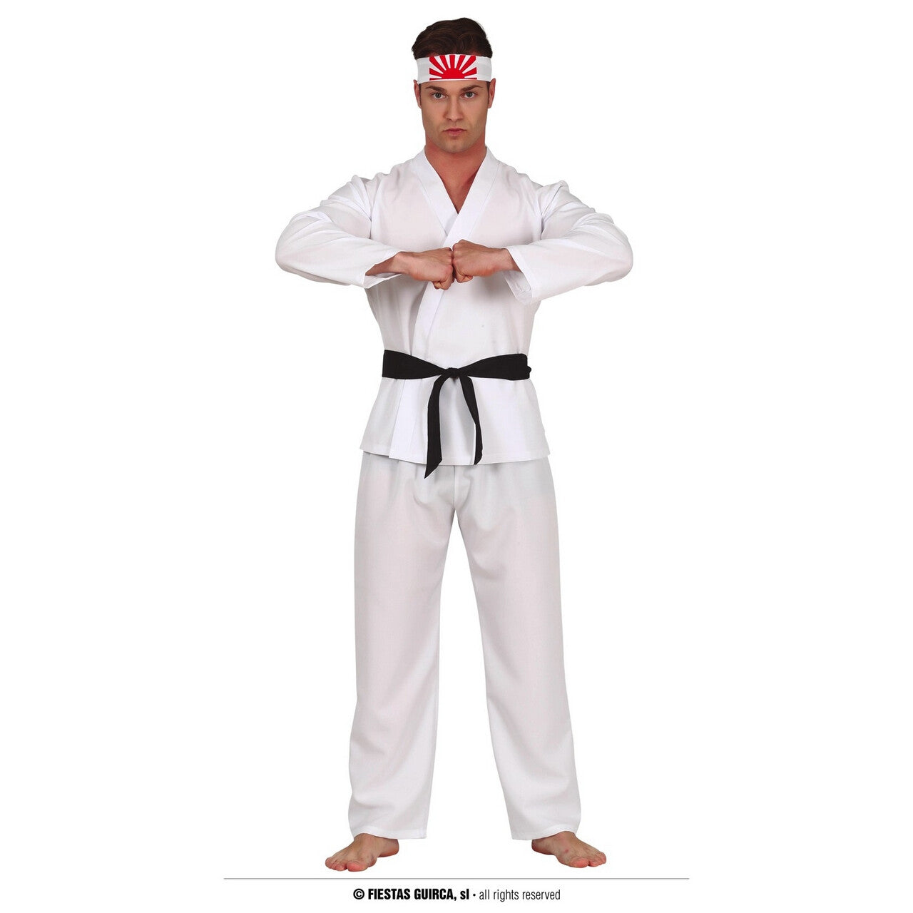 Op deze afbeelding zie je een Kostuums, van het merk Guirca. Danielson Karate Kid Man Kostuum