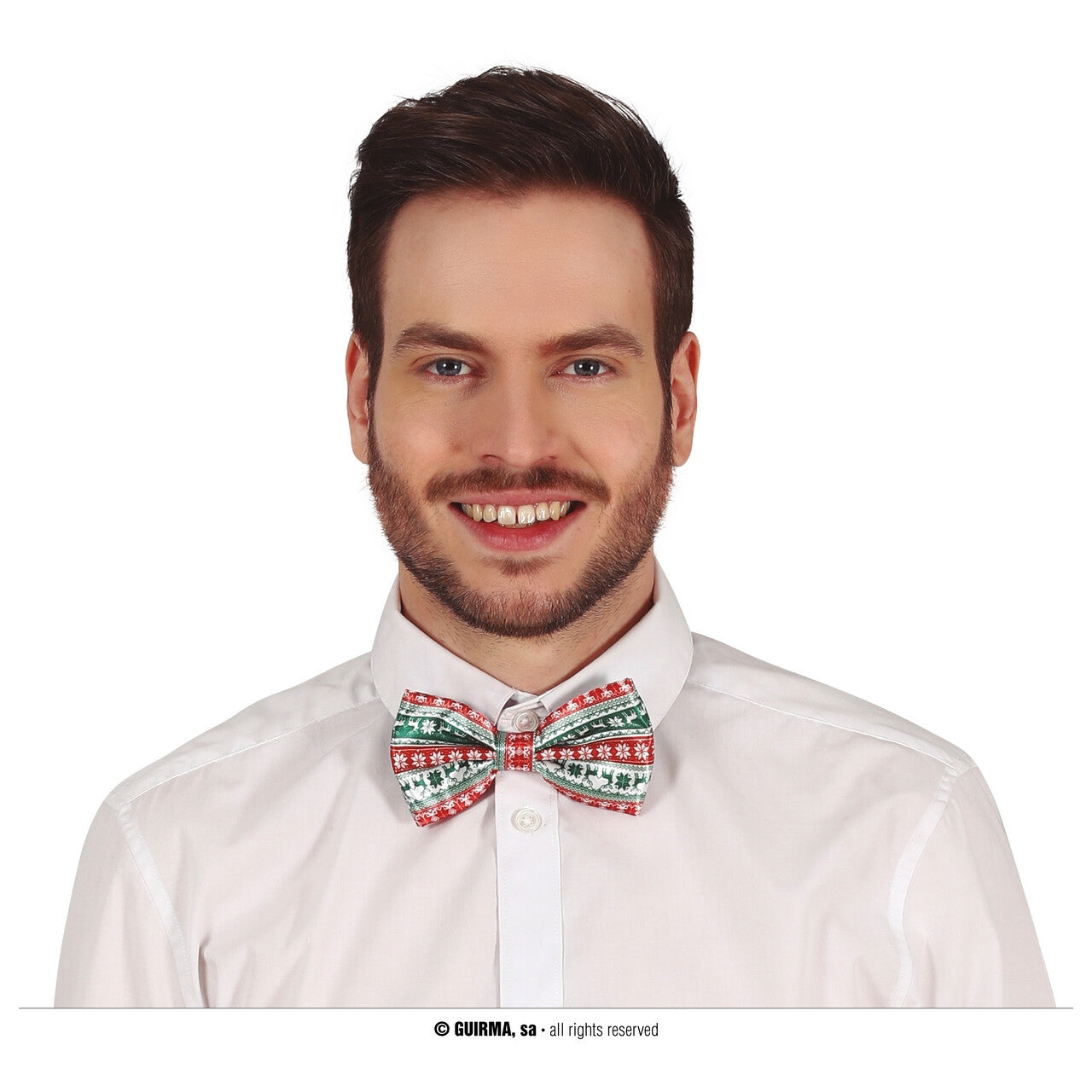 Op deze afbeelding zie je een Accessoires, van het merk Guirma. Kerst Chique Vlinderdas 12 Centimeter