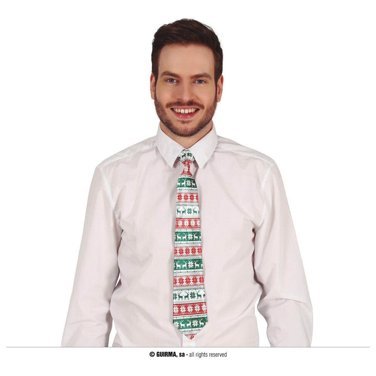 Op deze afbeelding zie je een Accessoires, van het merk Guirma. Stropdas Perfecte Kerst 45 Centimeter
