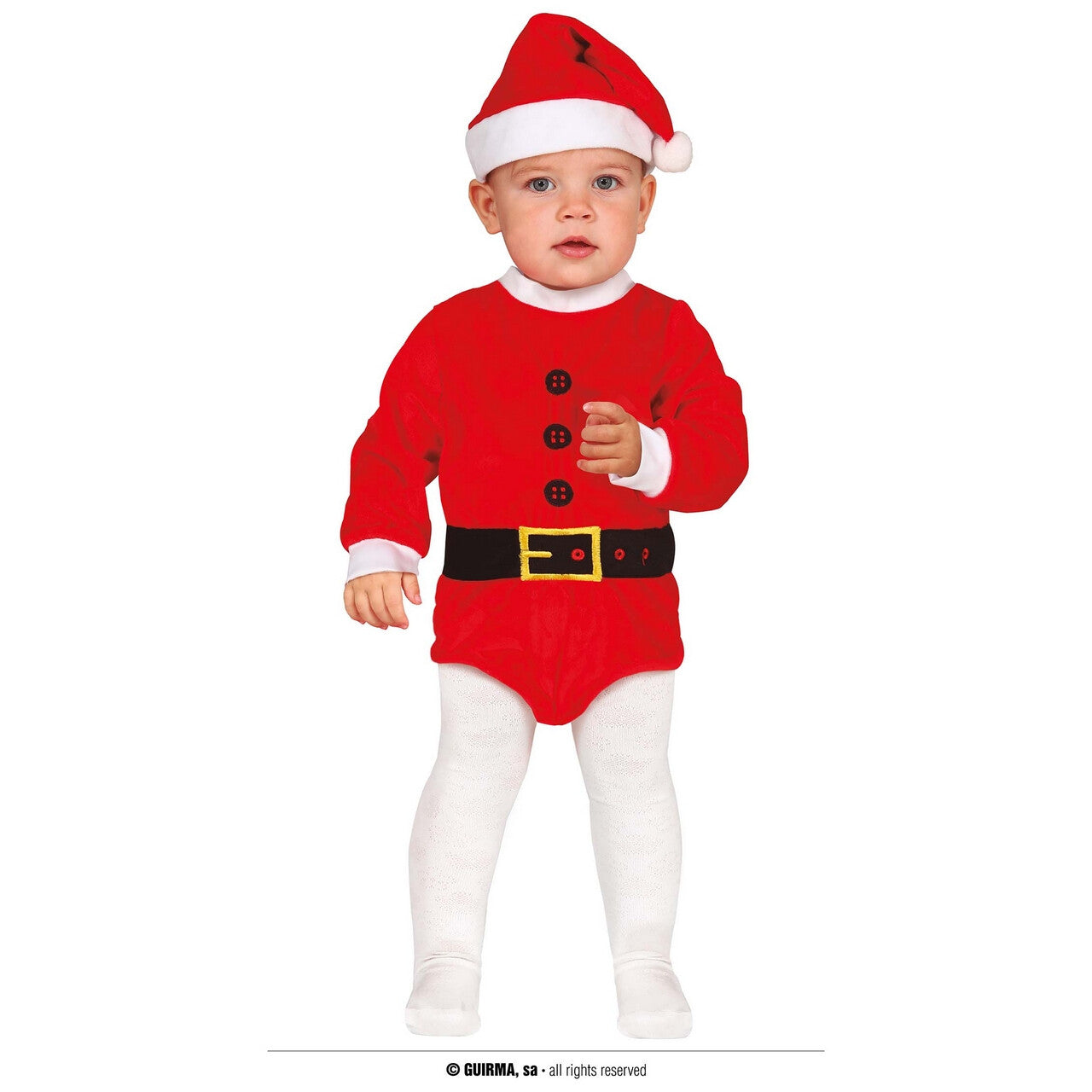 Op deze afbeelding zie je een Kostuums, van het merk Guirma. Santa Gym Kerst Baby Kind Kostuum