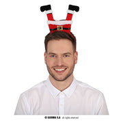 Op deze afbeelding zie je een Accessoires, van het merk Guirma. Hoofdband Omhooggevallen Kerstman