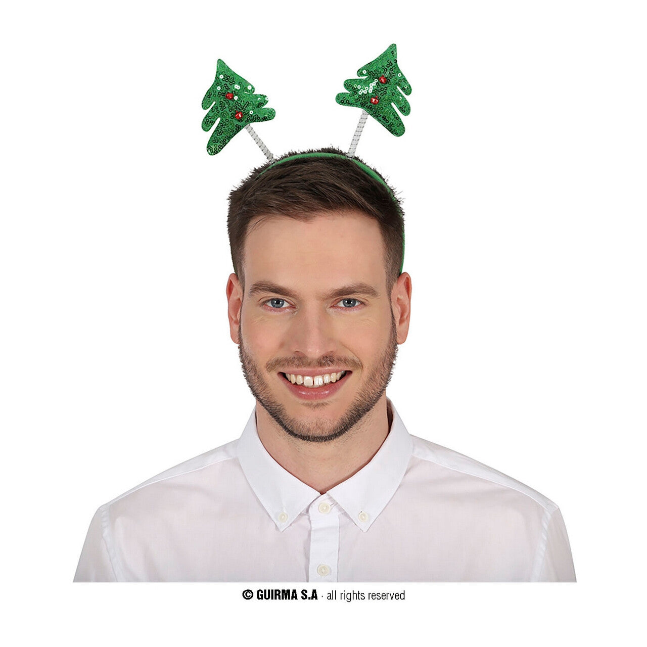 Op deze afbeelding zie je een Accessoires, van het merk Guirma. Haarband Kerst Bos