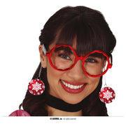 Op deze afbeelding zie je een Accessoires, van het merk Guirma. Bril Met Kerstballen
