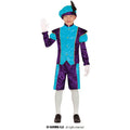 Vrolijke Piet Kind Blauw Paars Kind Kostuum